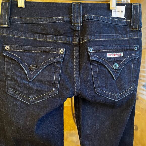 NEW Hudson Bootcut Petite Signature Midrise Dark Wash Denim Jeans Sz 26 NWT - Picture 3 of 15